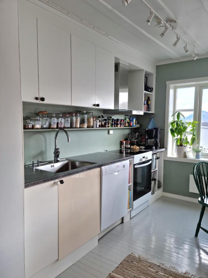 Koselig Leilighet Midt I Sentrum Apartman Skjervoy Kültér fotó